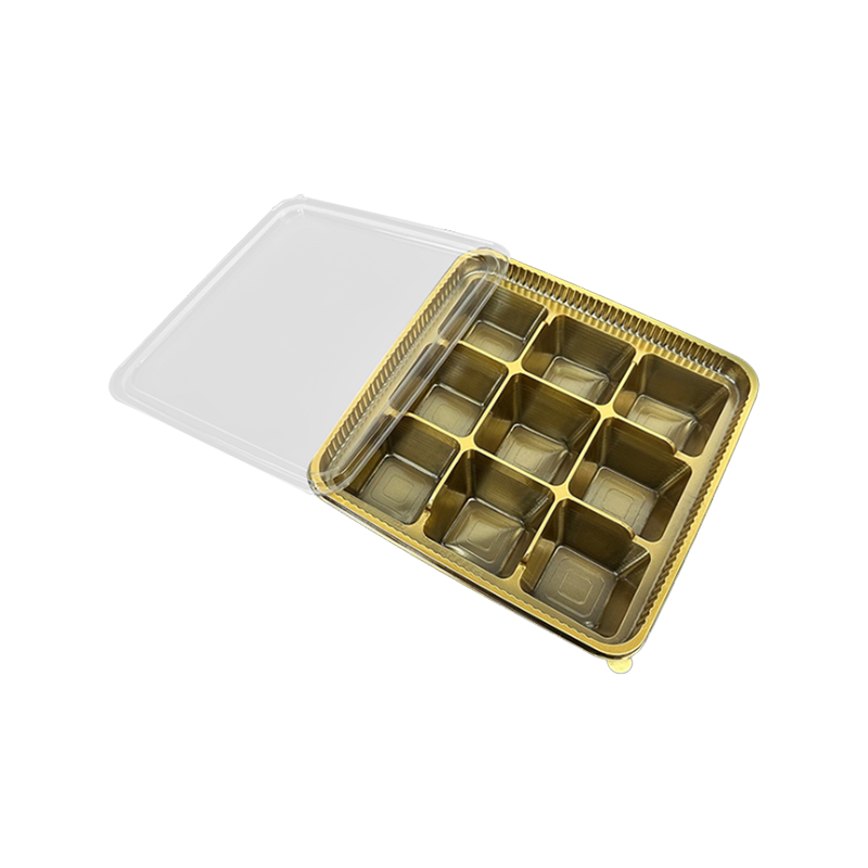 Verpackungsbox aus PET-Blister mit neun Gittern