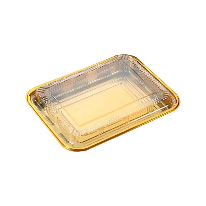 Goldene japanische Einweg-Sushi-Box