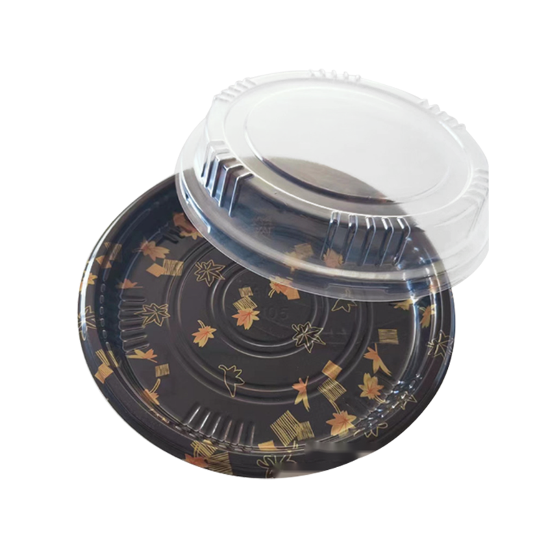 Runder Sandwichteller mit Deckel