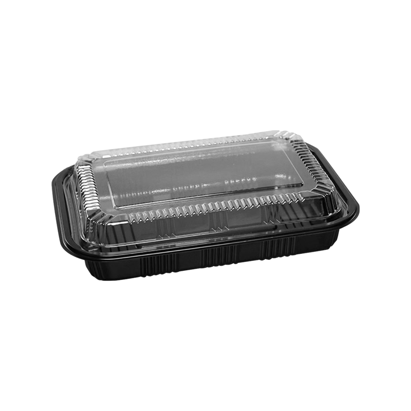 Verpackungsbox mit Überlaufschutz, geeignet für Mikrowellenherde