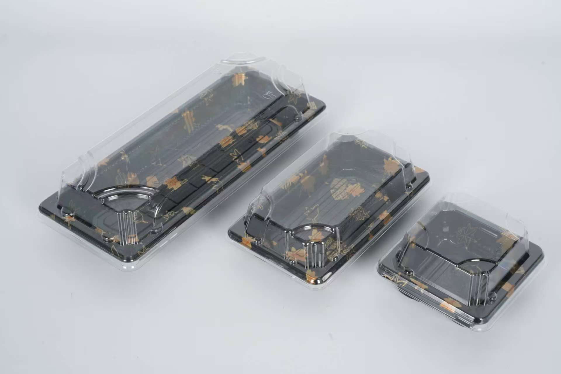 Einweg-Sushi-Tablett aus PP-Material aus Kunststoff 