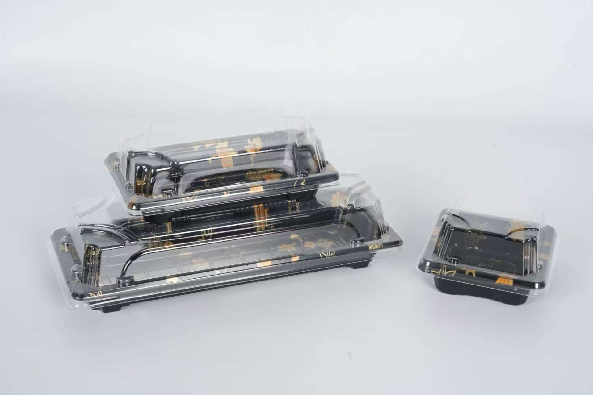 Einweg-Sushi-Tablett aus PP-Material aus Kunststoff 